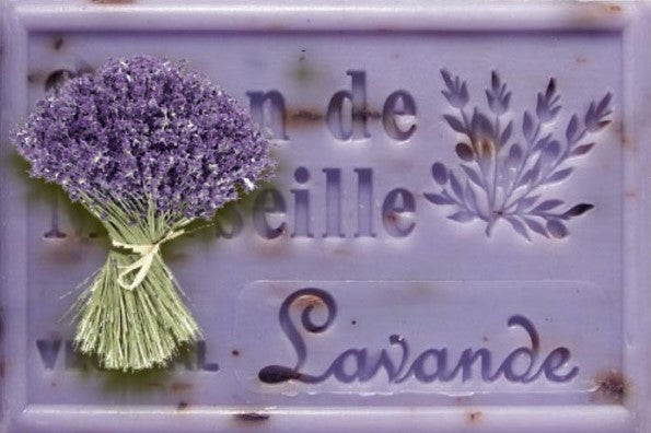 Lavendel met blaadjes - Savon de Marseille BIO