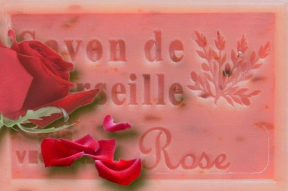 Roos met bloemblaadjes - Savon de Marseille - BIO
